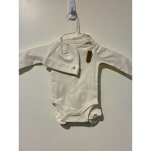 NWT Easy Peasy Cream Bodysuit & Leggings Outfit - 6M